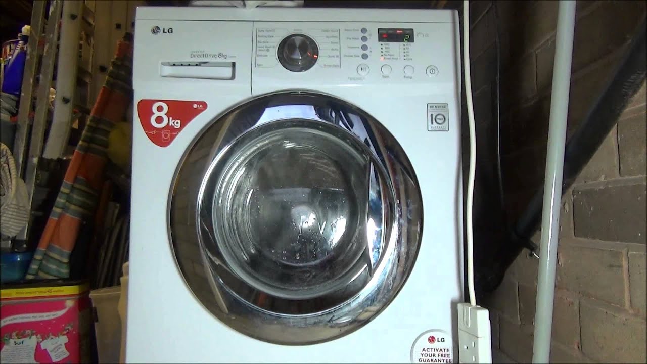 LG Direct Drive F1222TD Washing Machine : Rinse Hold Option