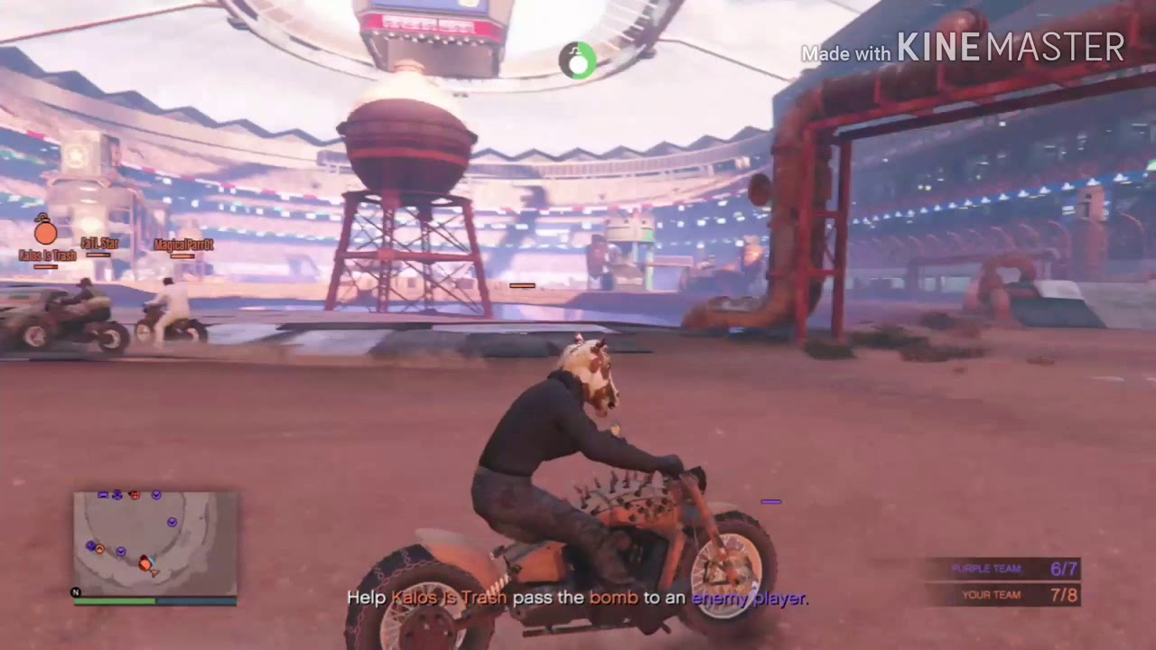 Card games on motorcycles