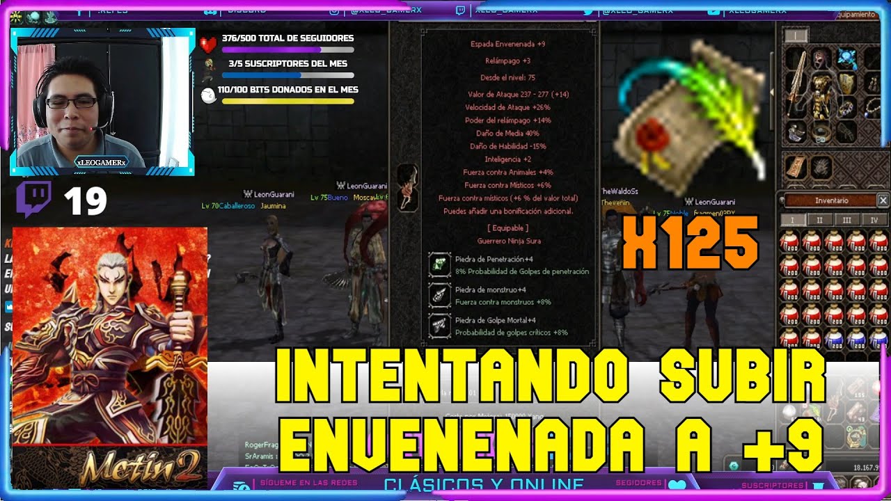 ➕ METIN2 | NO LO INTENTES SIN SABER ESTO | Sección: ONLINE | Tratando de subir Envenenada al +9 ➕