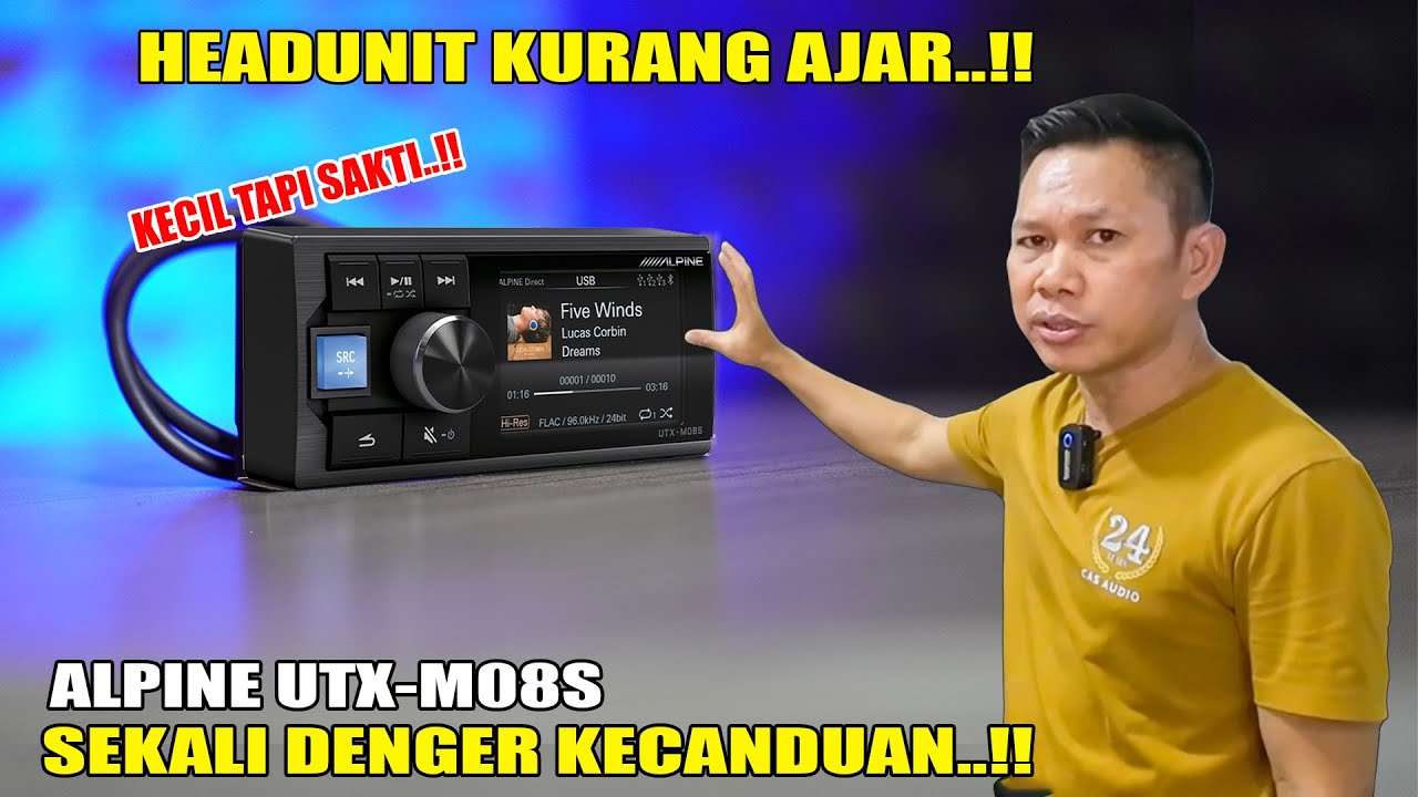 HEAD UNIT SQ PENGGEMAR PARA SULTAN..!! ALPINE UTX-M08S KUALITAS HIRES SEKALI DENGAR NGILER.!!