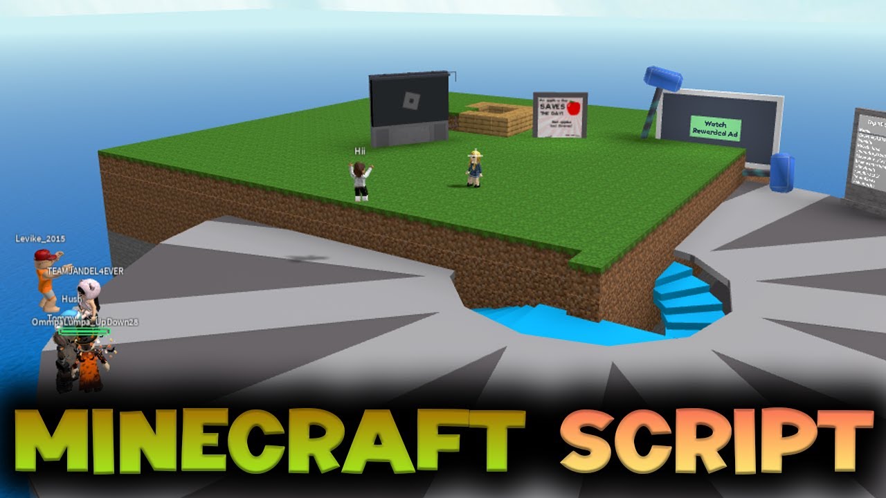 Скрипт Minecraft в ROBLOX &mdash; ROBLOX EXPLOITING