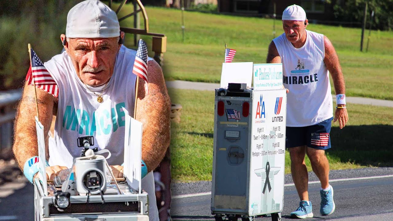 Man Will Walk 210 Miles With Beverage Cart for 9/11 Victims