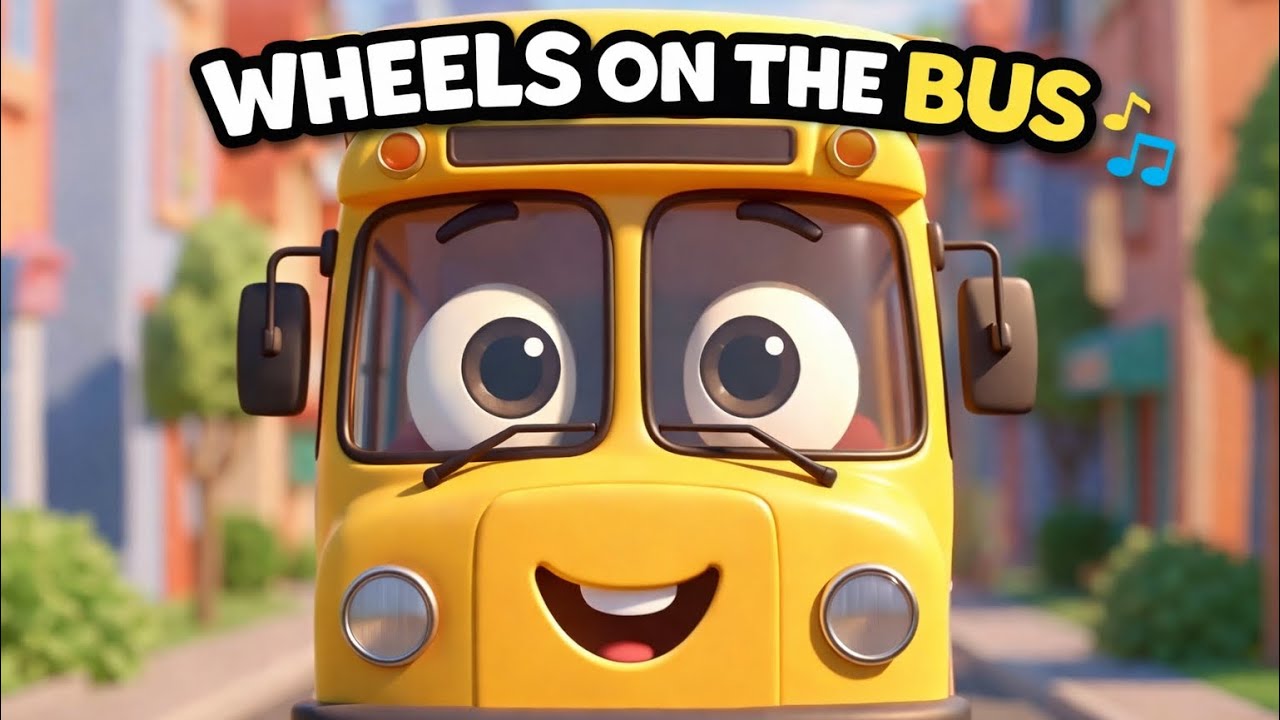 Happy Yellow Bus Song 🚍 | Fun Kids Animation | Learning & Music