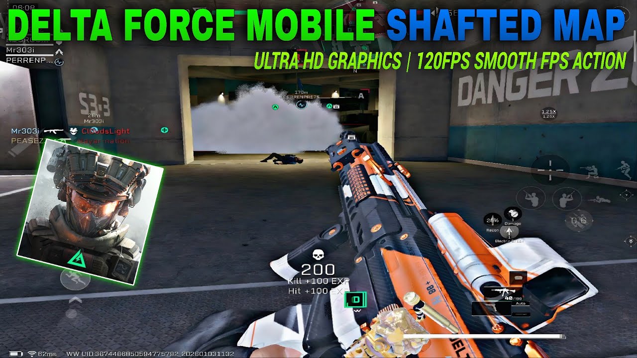 Delta Force Mobile Shafted Map Gameplay | Ultra HD Graphics | 120FPS Smooth FPS Action