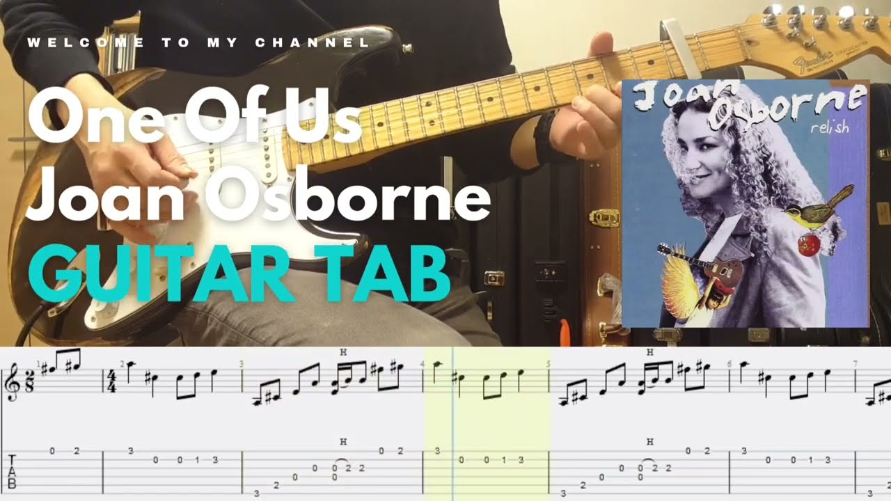 〚TAB〛One Of Us - Joan Osborne│guitar cover│tabs│lesson