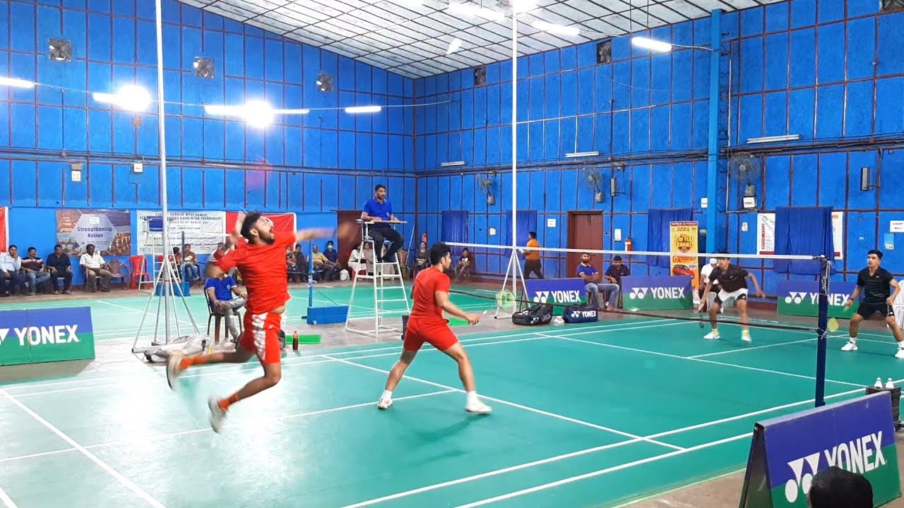 W.B. Senior State Ranking Badminton Tournament Koushik Paul & Pallab Bose Vs Ankit Mondal & Ashmit