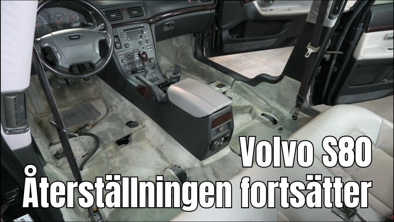 Volvo S80. Nytt förarsäte skall installeras