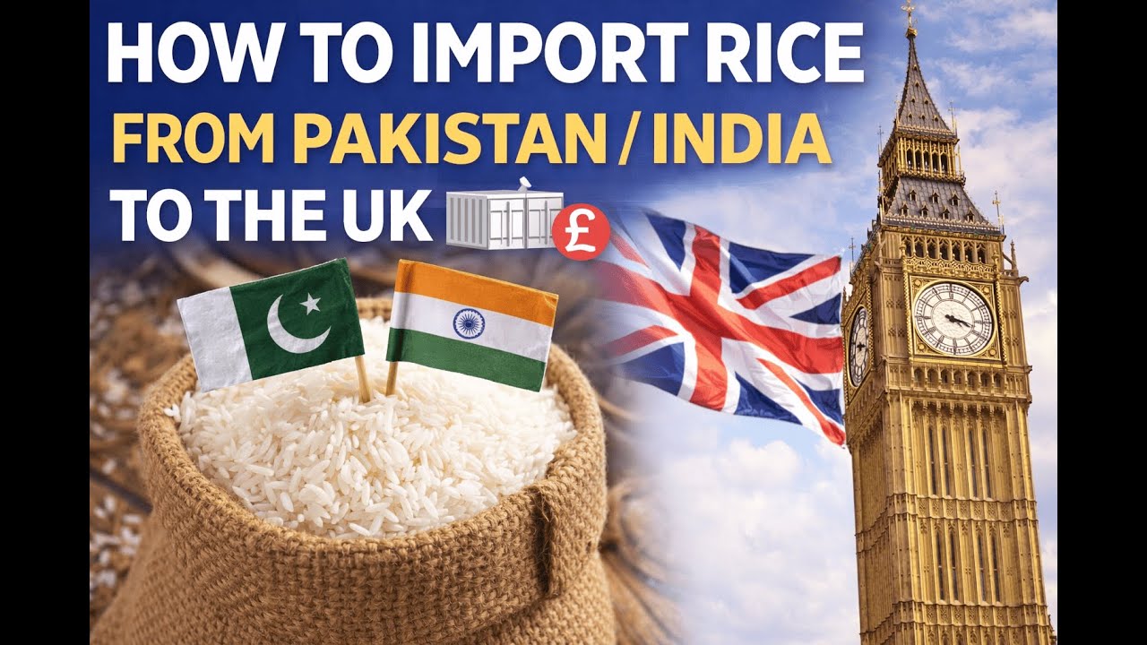 How to Import Rice from Pakistan & India to the UK | Full Import Process by Rana Imtiaz