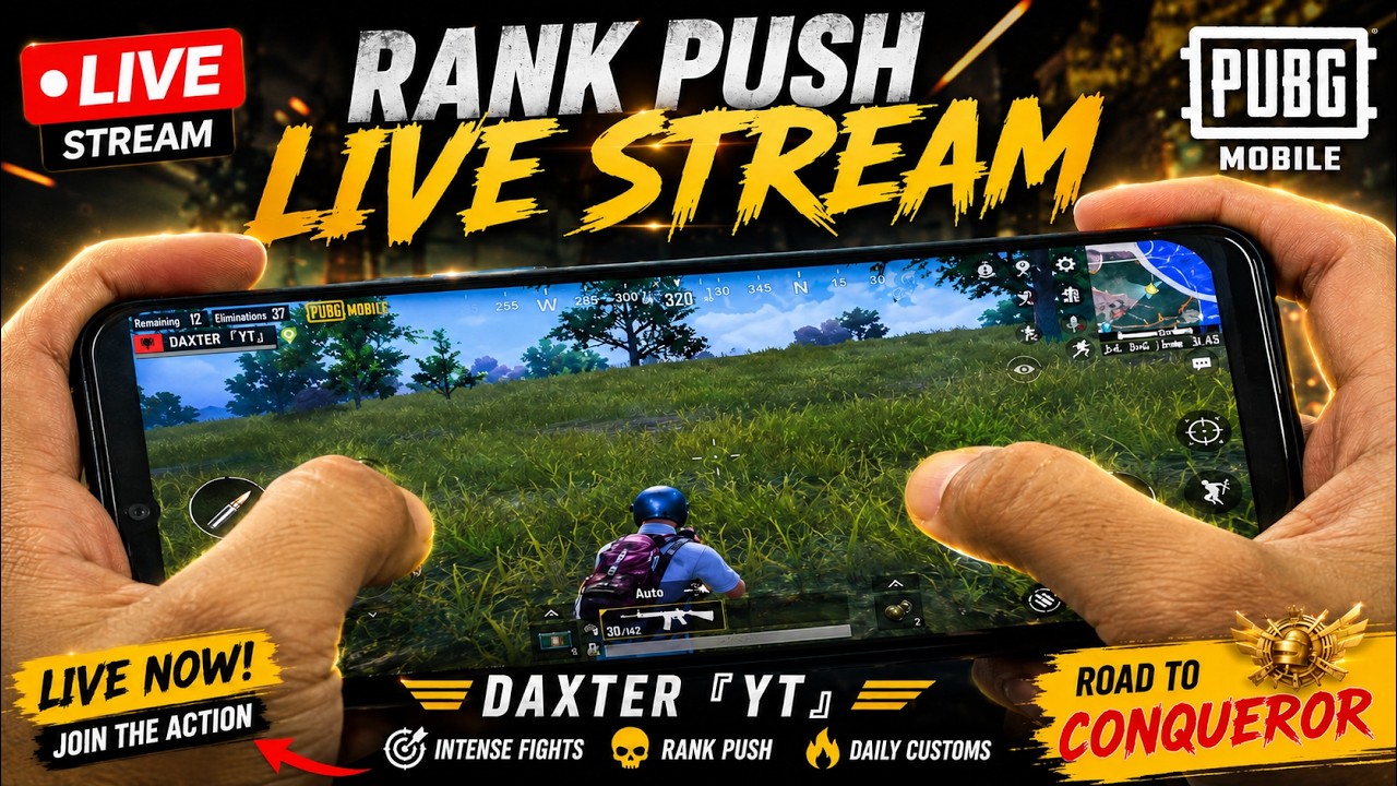PUBG MOBILE LIVE For 1 YEARS (World Record)