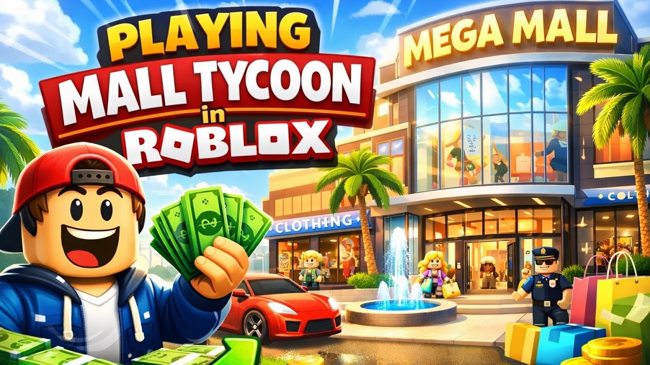 Playing mall tycoon in Roblox •| Bored_Playz01 |•