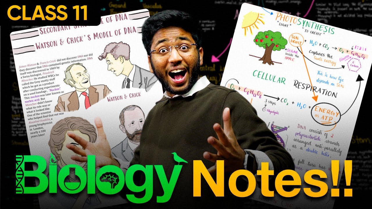 Biology Class 11 Handwritten Notes!! | All Chapters Notes of Biology Class 11 @ShobhitNirwan17