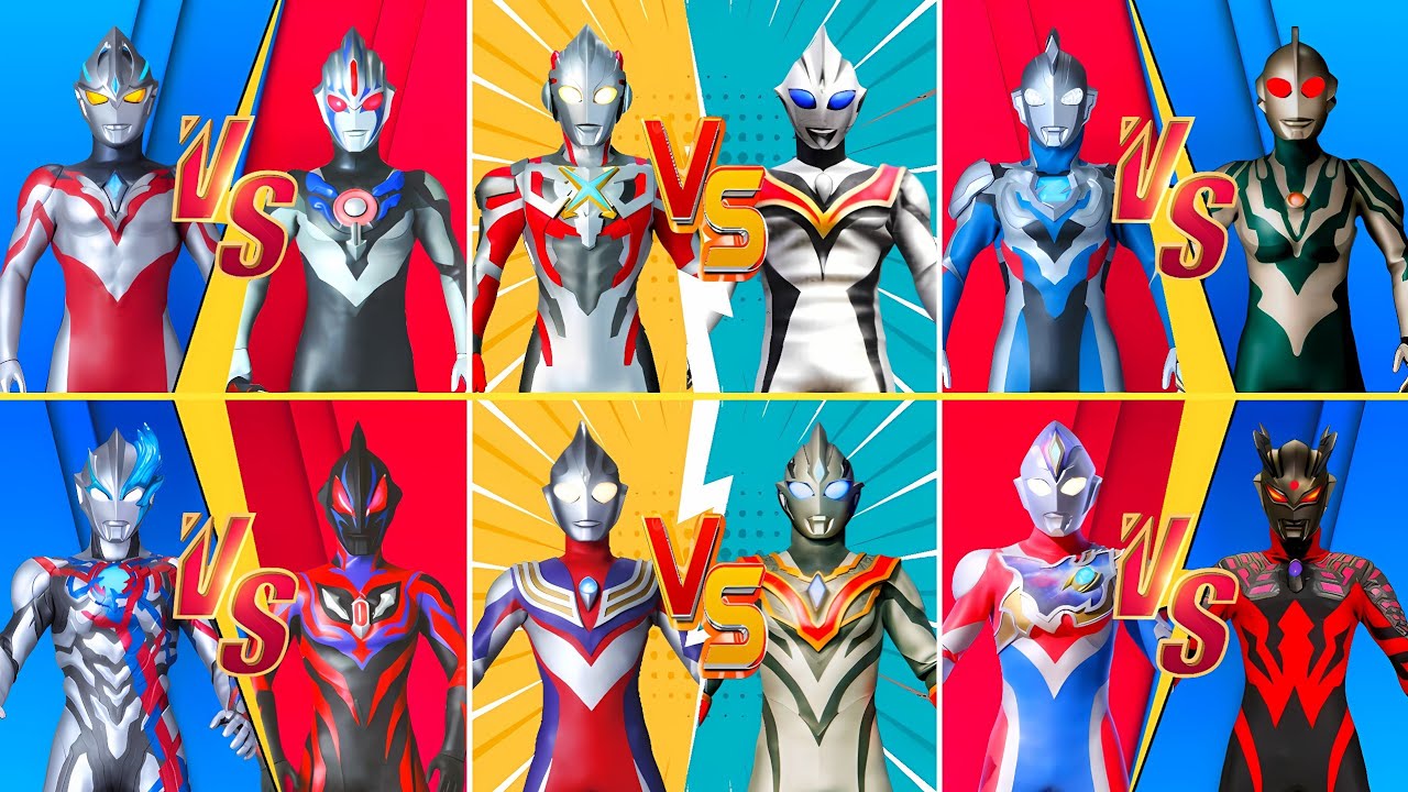 ウルトラマン ARC VS ORB DARKNESS, ULTRAMAN BLAZAR VS GEED DARK, TIGA VS EVIL TRIGGER #ウルトラマン #ultraman 