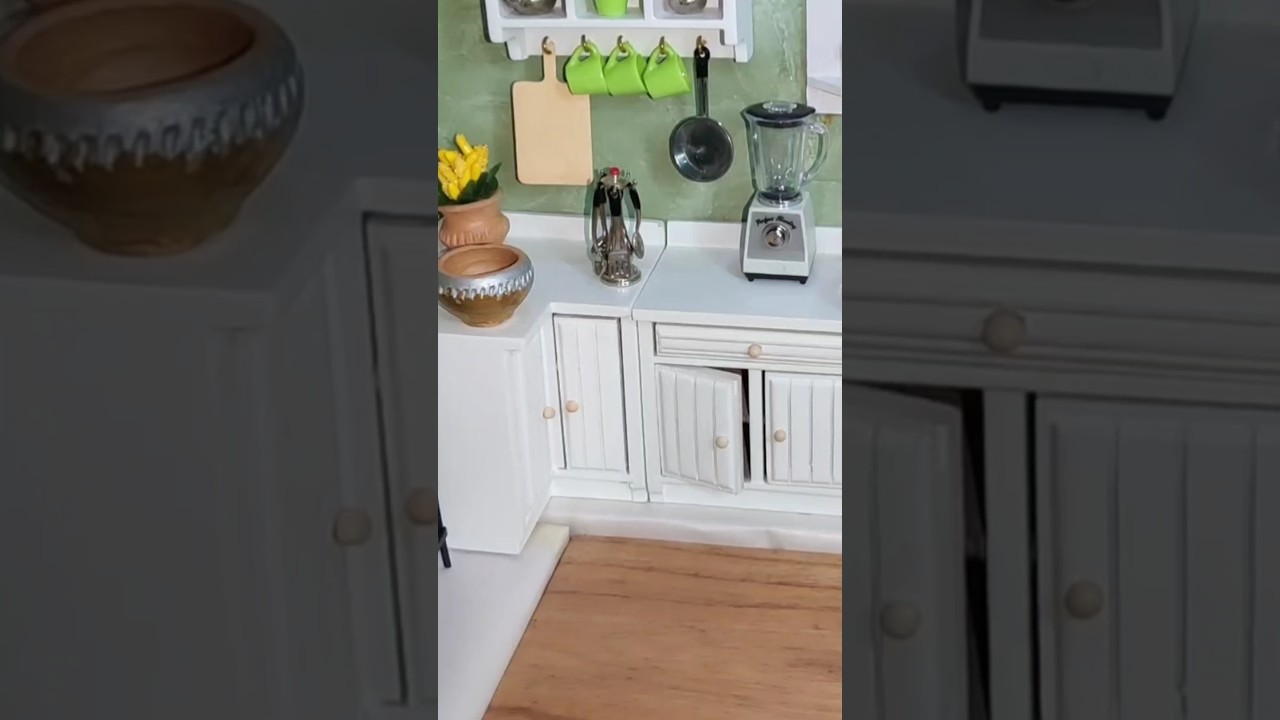 Minatastic Mini Kitchen 😍 #shorts #shortsfeed #viral #miniature #minikitchen #ytshorts #trending