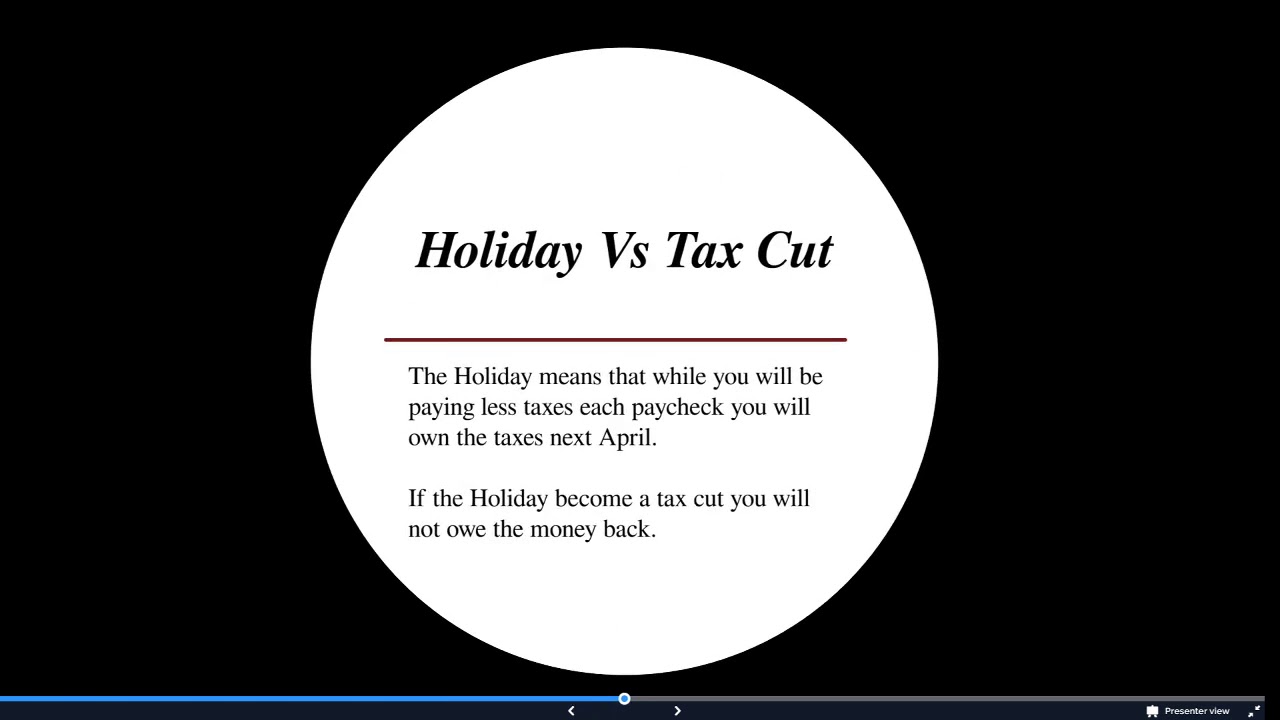 Payroll Tax Cut Explained - Trump Executive Order