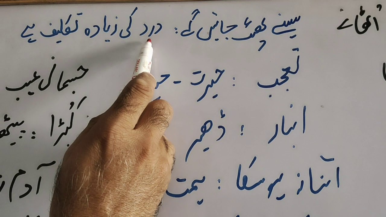 Urdu 9th(insan ksi hal mai Kush Ni)