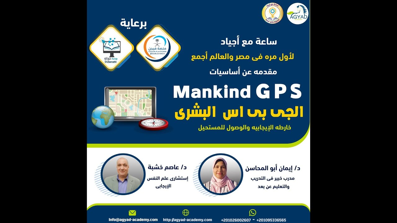 Mankind GPS-الجى بي اس البشري |ساعة مع أجياد -د/إيمان أبو المحاسن |د/ عاصم خشبة