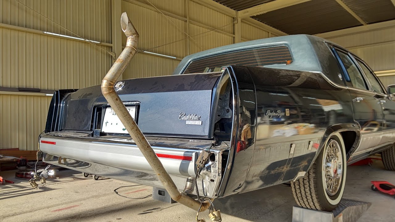 サンダー社長。キャデラック 可変マフラー製作、全塗装♪