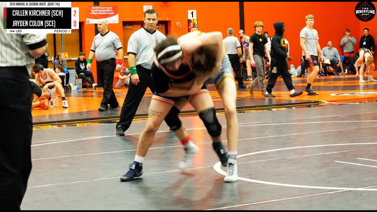 Callen Kirchner of Schaumburg [R] v. Jayden Colon of St. Charles East [G] (144)