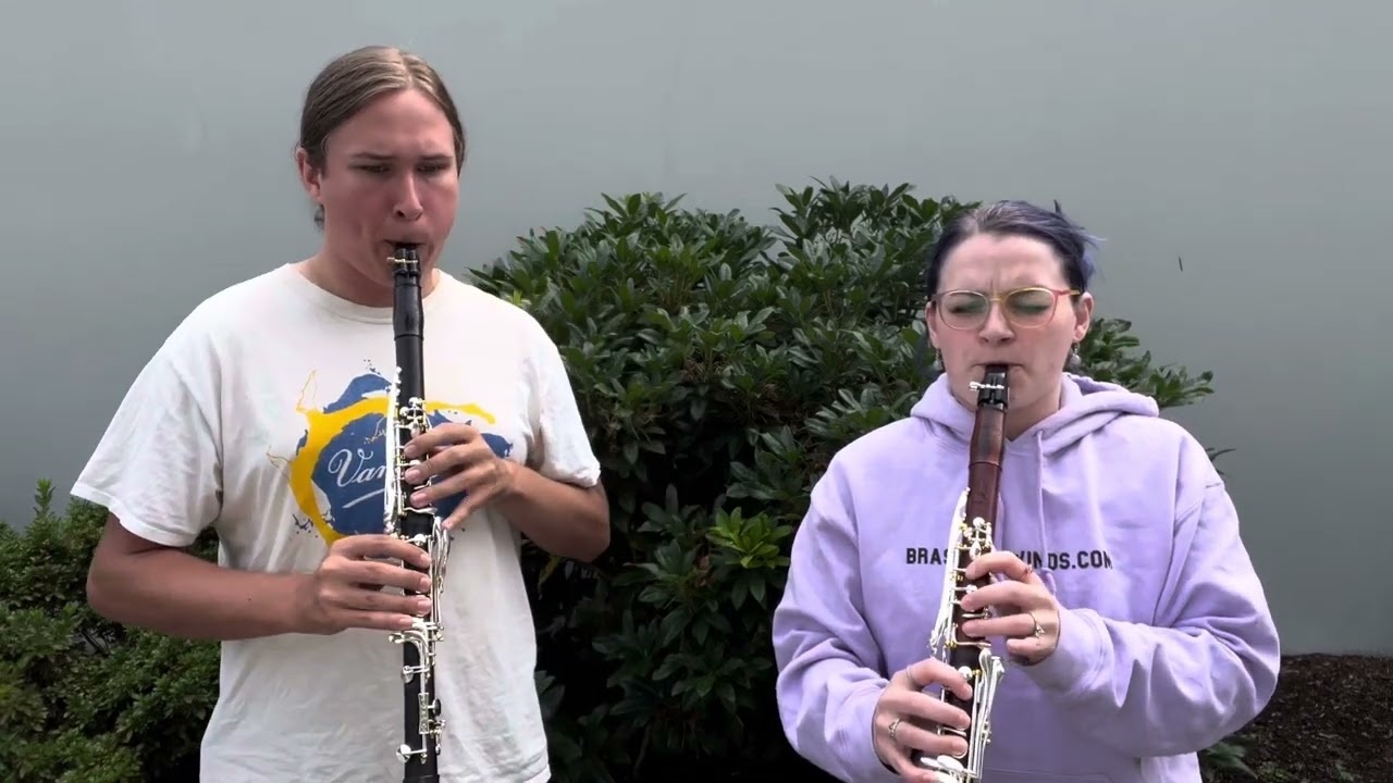 Backun Lumiere Grenadilla A Clarinet and Backun Cocobolo Bb Clarinet