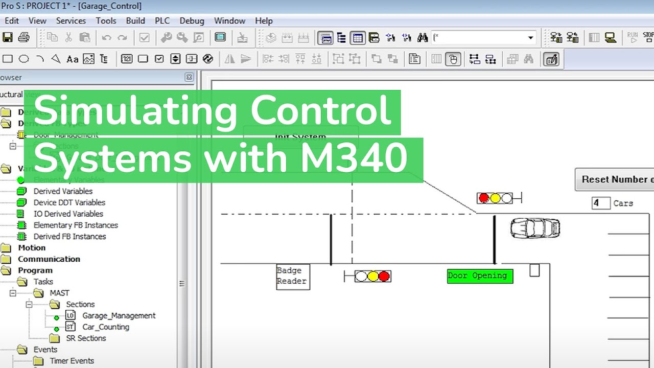 Как создать простой проект M340 | Schneider Electric