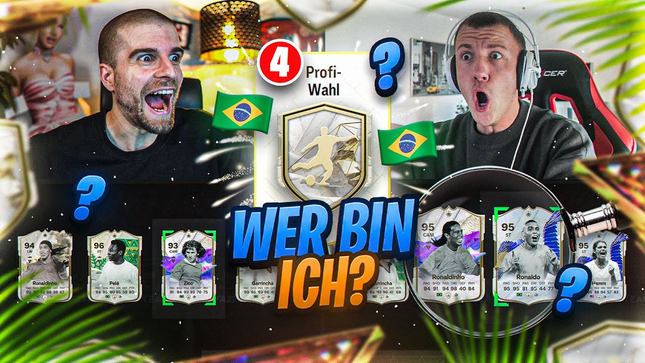 BRAAAZIIIL 😱😍 4X ICON PLAYER PICK Wer Bin ich ?! 🤩🇧🇷