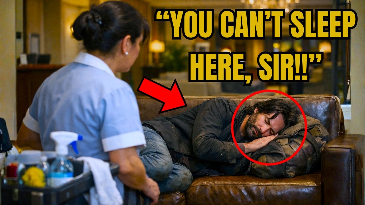 Housekeeper Finds Keanu Reeves Sleeping in the Lobby — His Reason Breaks Her Heart