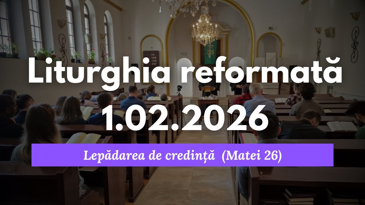 Liturghia din 1 februarie 2026, predica “Lepădarea de credință” (Matei 26) Rev. Mihai Corcea