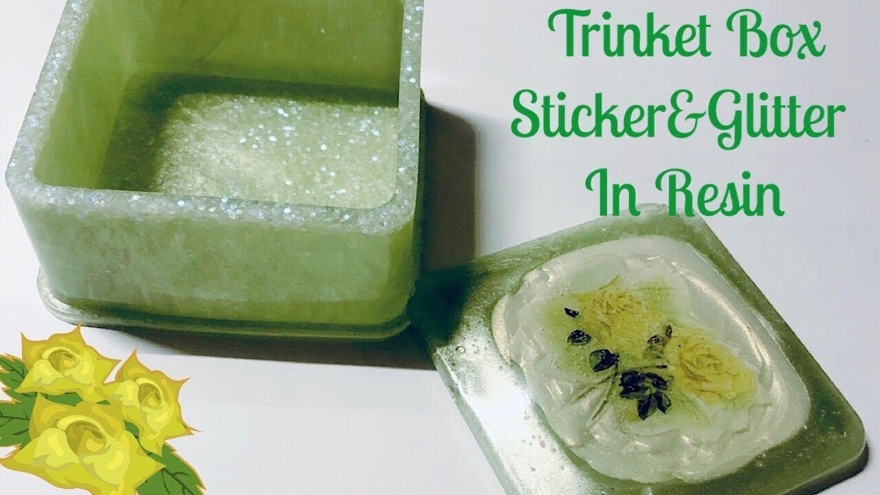 Making a Resin Trinket Box. resin art
