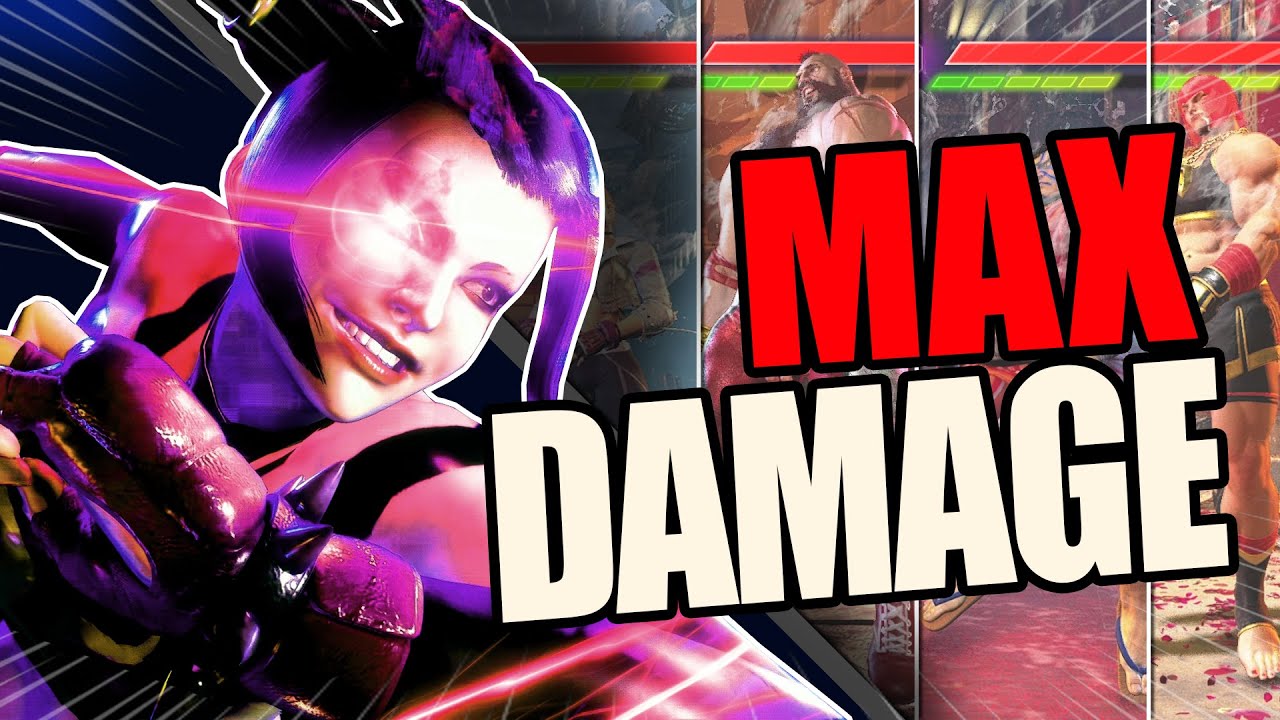 Juri MAX DAMAGE Punish Combo - Все отмены