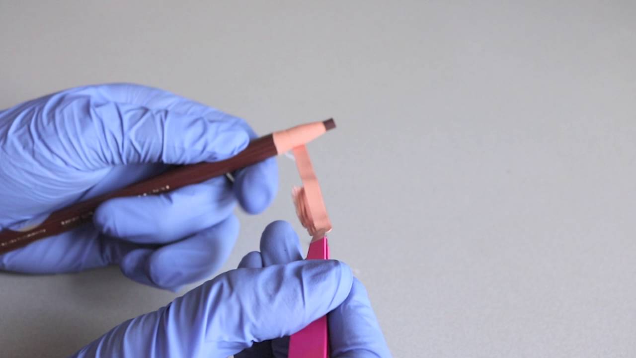 Instructievideo slijpen wenkbrauw potlood - Permanente make-up