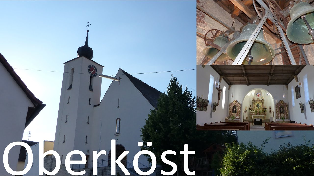 Oberköst (BA) Die Glocken der Kuratiekirche Maria Himmelfahrt (Turmaufnahme)