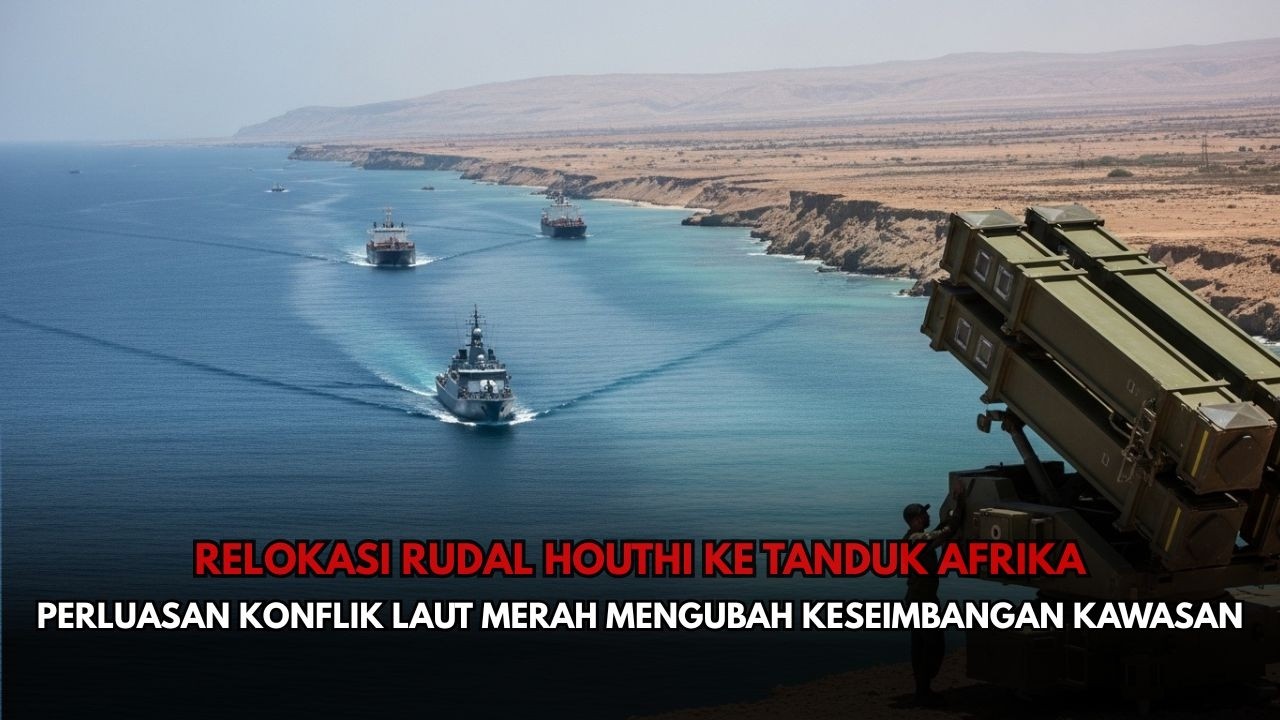 Relokasi Rudal Houthi ke Tanduk Afrika — Perluasan Konflik Laut Merah Mengubah Keseimbangan Kawasan