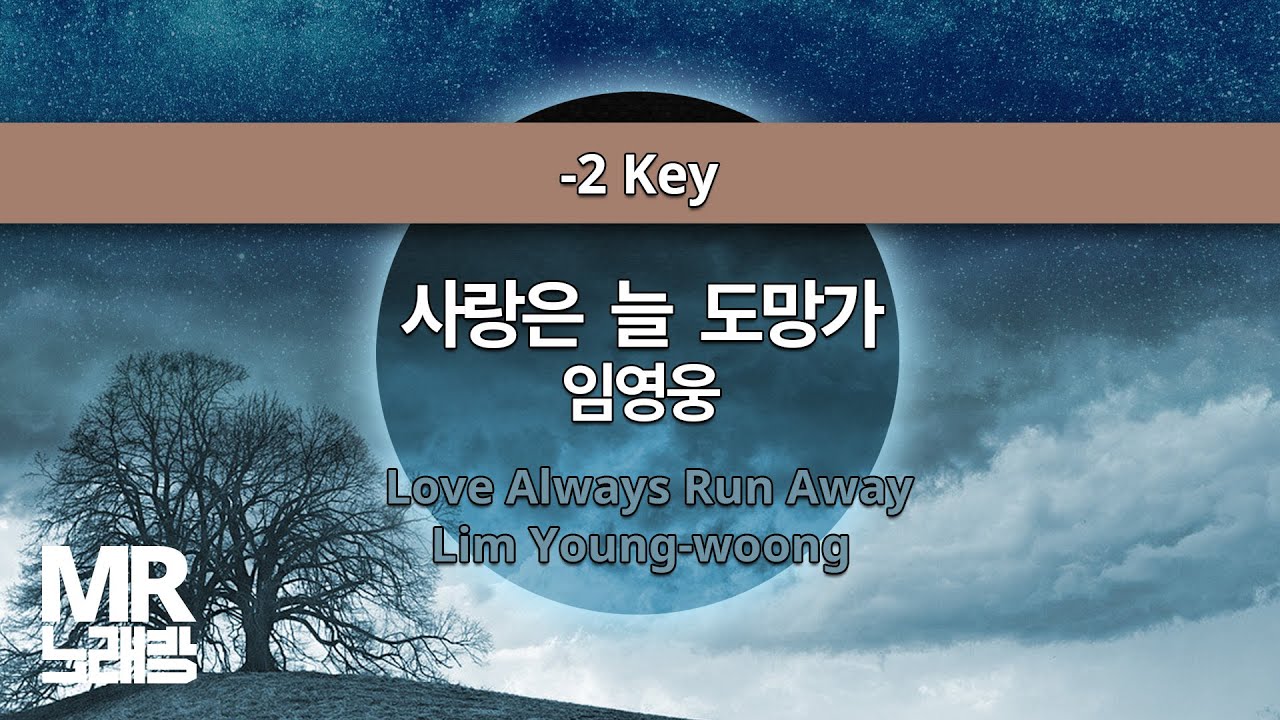 MR노래방ㆍ-2 key] 사랑은 늘 도망가 - 임영웅 ㆍLove Always Run Away - Lim Young-woong ㆍMR Karaoke