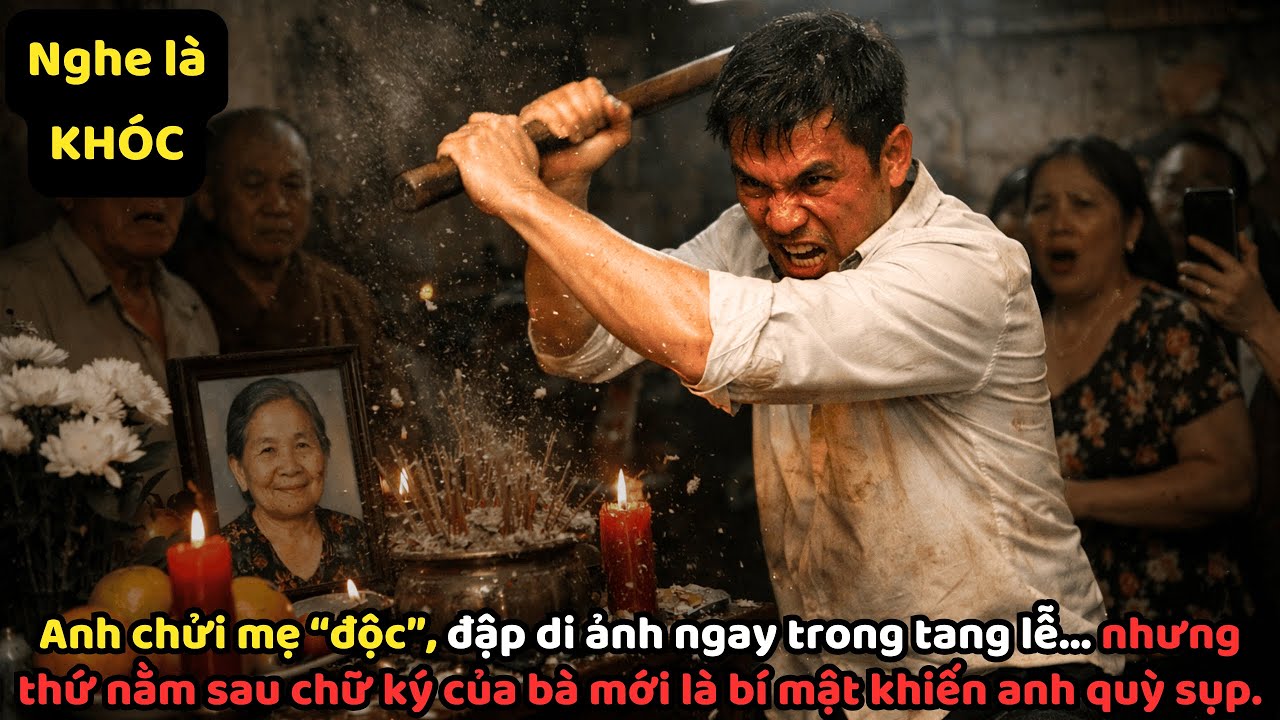 CON TRAI đ.ập n.át BÀN THỜ MẸ trong tang lễ vì không được THỪA KẾ - và  rồi HỐI HẬN vì thứ BÀ ĐỂ LẠI