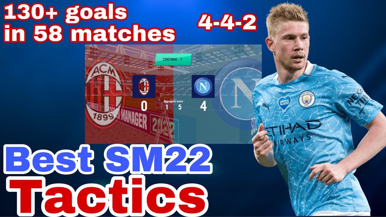 Best SM22 Tactics| 130+ Goals | Soccer Manager 2022 Tactics