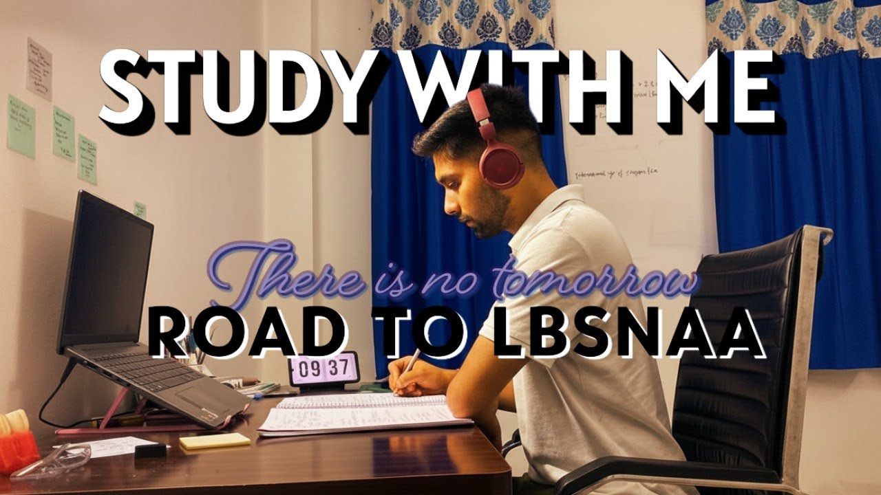 STUDY WITH ME, THERE IS NO TOMORROW (real time/real sound)
