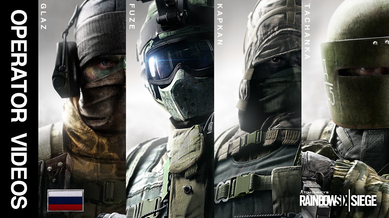 Rainbow Six Siege - All 'SPETSNAZ' Operator Videos - Glaz, Fuze, Kapkan & Tachanka!