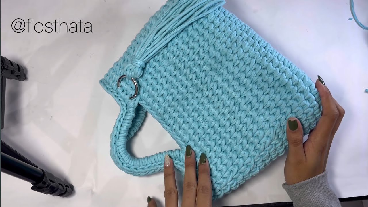 BOLSA DE CROCHÊ MUITO FÁCIL, ECONÔMICA E RÁPIDA