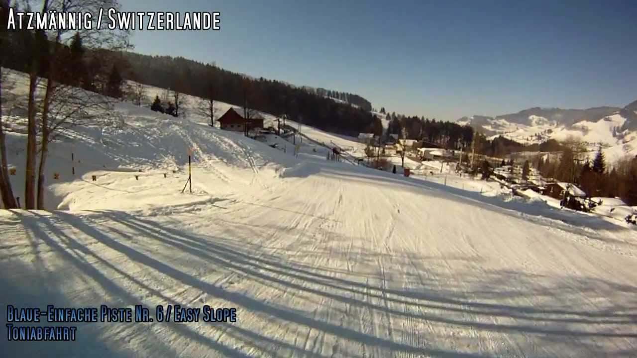 Atzmännig / Pistenvideo  blaue Piste Nr.6 - Toniabfahrt