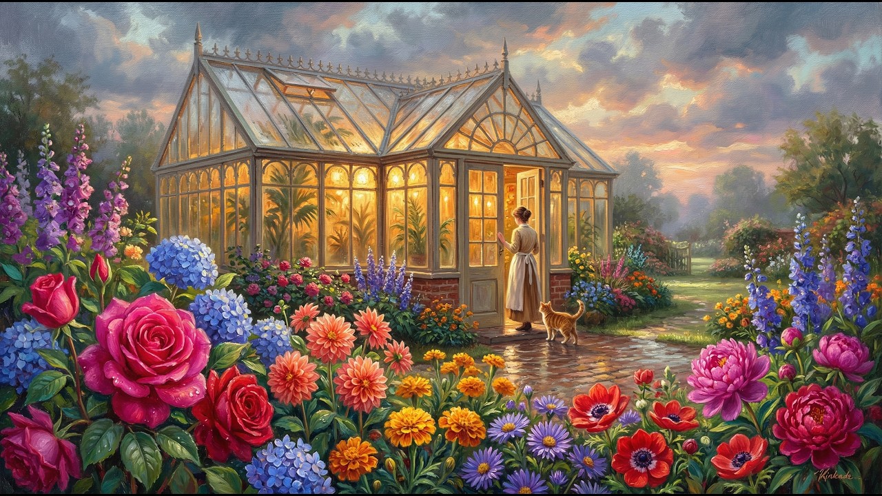 The English Greenhouse | A Day in Autumn Rain | A Visual Poem
