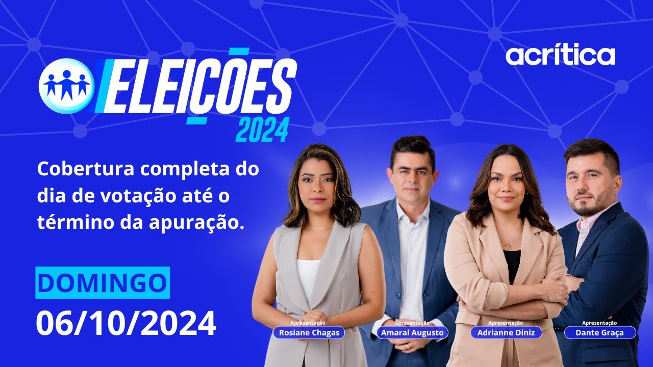 COBERTURA ESPECIAL ELEIÇÕES 2024 | A CRÍTICA | 1º TURNO