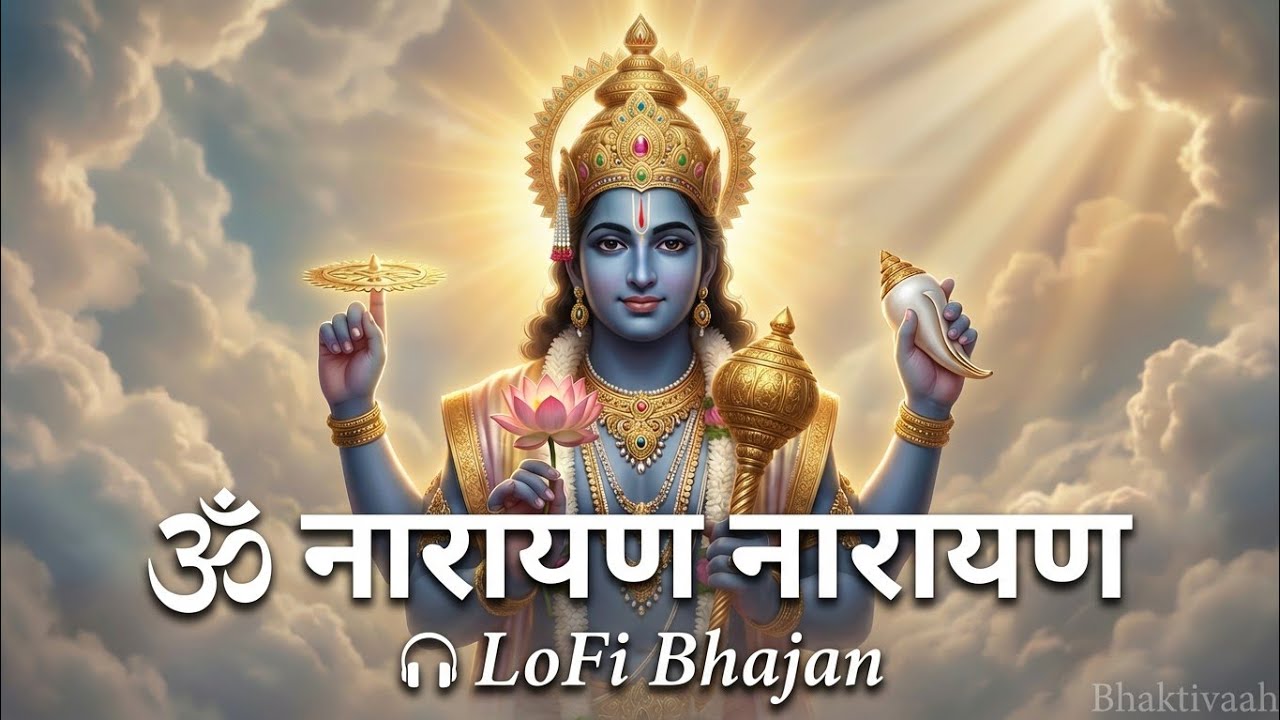 नारायण नारायण 🙏 | Vishnu Bhajan LoFi 🎧 | Om Namo Narayanaya | Peaceful Devotional Song | Bhaktivaah