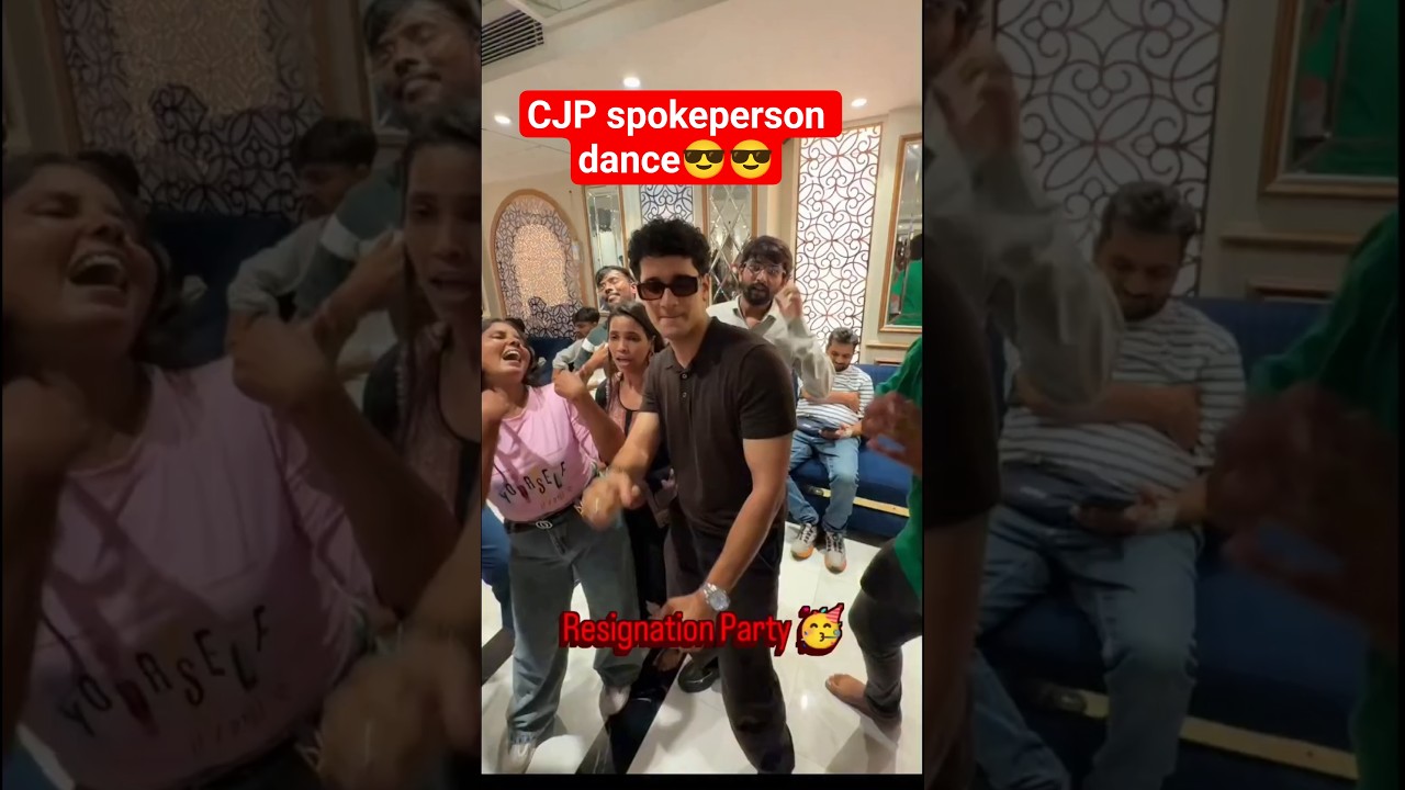 resignation party #protest #students #cjp #party #dance #india