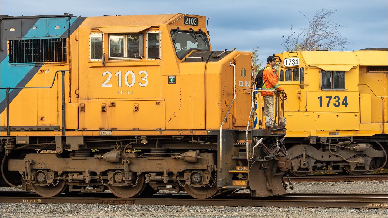 Ontario Northland Railway! Chasing ONR 113 from North Bay to Englehart October 28, 2023