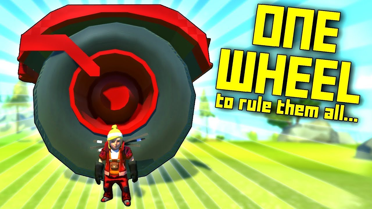 One Wheeled Creations That Prove Cars Are Useless...  - Scrap Mechanic Workshop Hunters