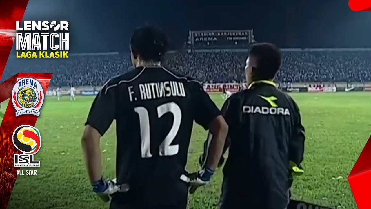 TURUNYA KIPER TERBAIK F.ROTINSULU | AREMA VS INDONESIA ALL STAR HIGHLIGHT 2 LAGA KLASIK 2009/2010