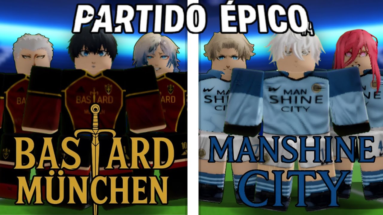 ¡RECREE el PARTIDO de BASTARD MUNCHEN VS MANSHINE CITY en BLUE LOCK RIVALS!