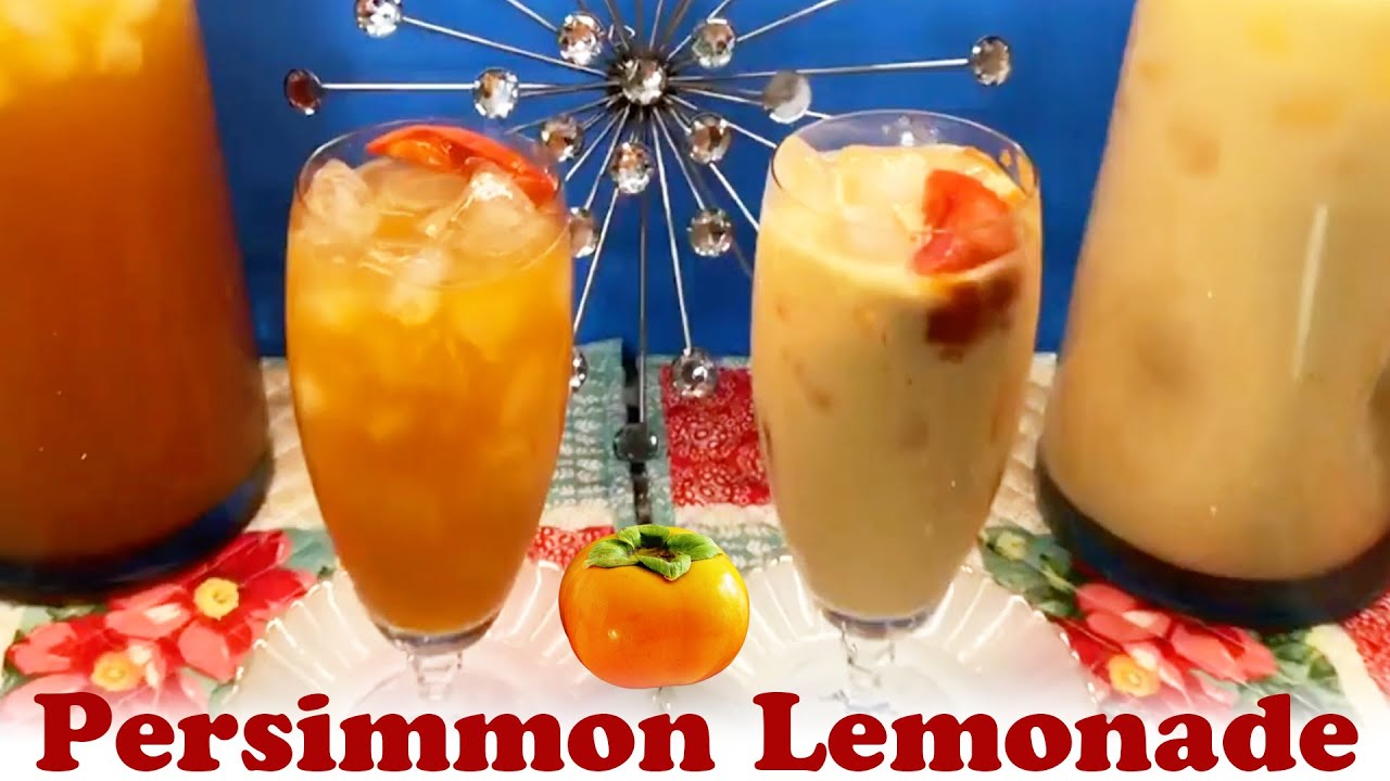 How to make Persimmon lemonade