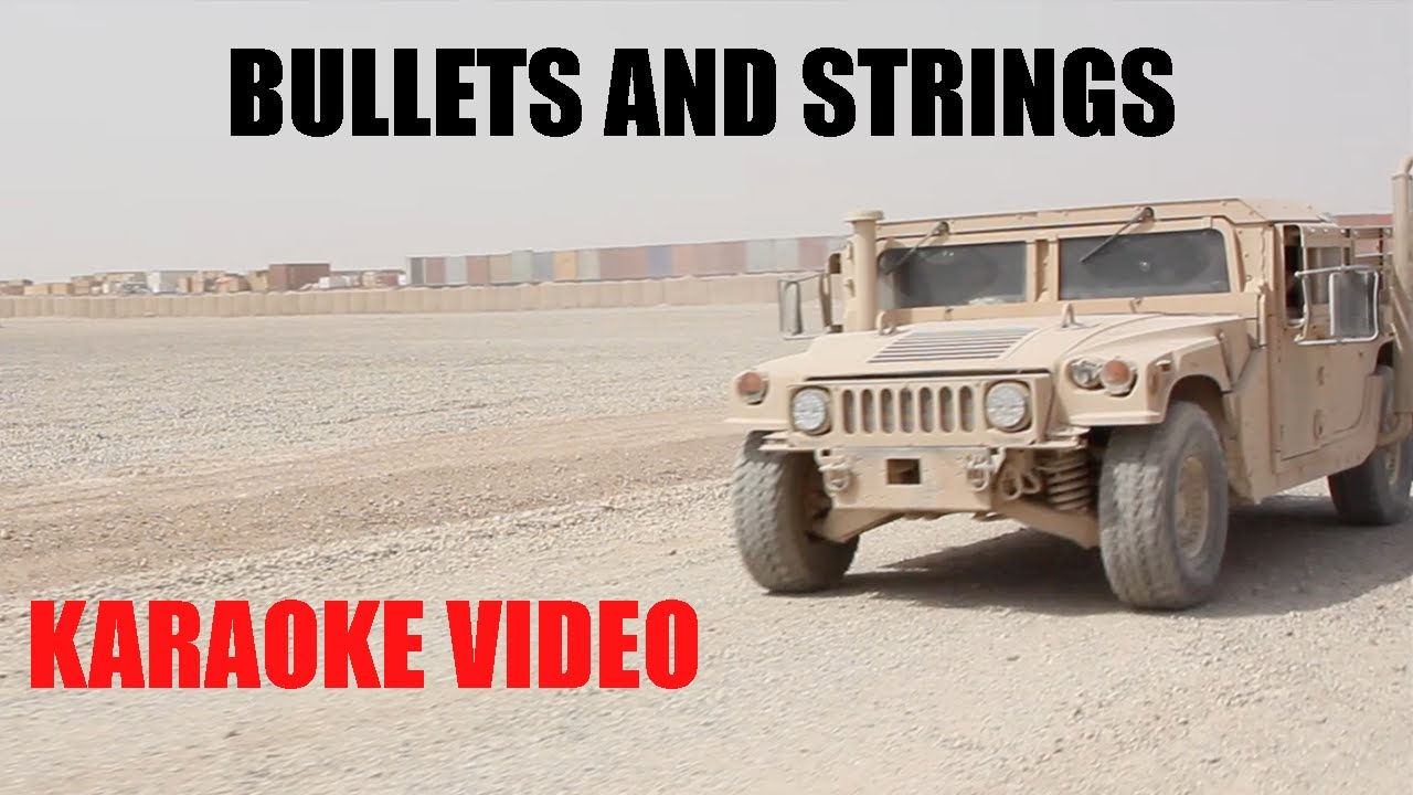 Marty Mone - Bullets And Strings (Karaoke video) (Backing Track) (Instrumental)