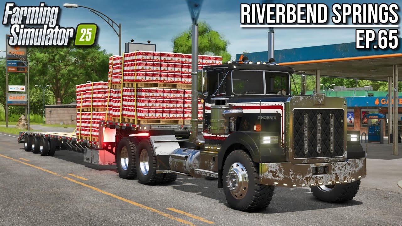 TLX Phoenix Hauling Pallets on Riverbend Springs! | Farming Simulator 25